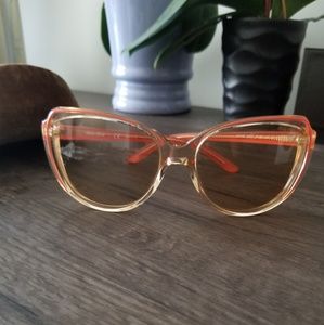 Miu Miu Orange Sunglasses with case